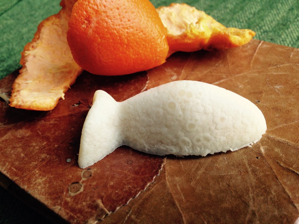 Barre à massage - poisson à l'orange